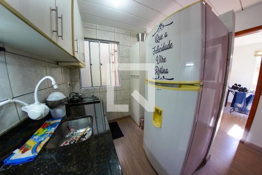 Cozinha de apartamento à venda com 2 quartos, 48m² em Hamburgo Velho, Novo Hamburgo