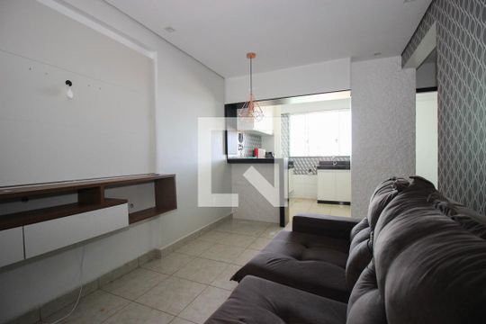 Sala de apartamento para alugar com 2 quartos, 48m² em Setor Habitacional Vicente Pires, Brasília