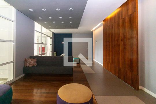 Hall de entrada de apartamento para alugar com 2 quartos, 57m² em Vila Andrade, São Paulo