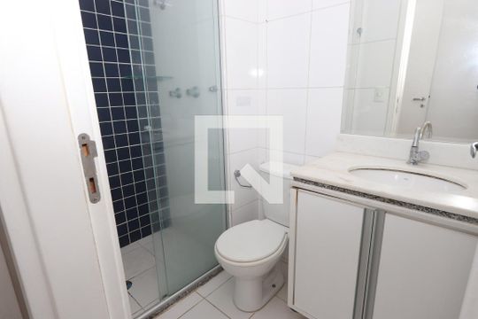 Banheiro da Suíte de apartamento à venda com 2 quartos, 65m² em Vila Graciosa, São Paulo