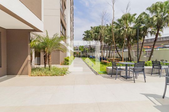 Área comum de kitnet/studio para alugar com 1 quarto, 25m² em Vila Andrade, São Paulo