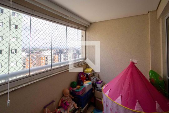 Varanda da Sala de apartamento à venda com 3 quartos, 81m² em Centro, Diadema