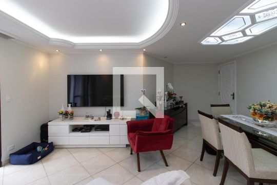 Sala de apartamento à venda com 4 quartos, 112m² em Vila Isolina Mazzei, São Paulo