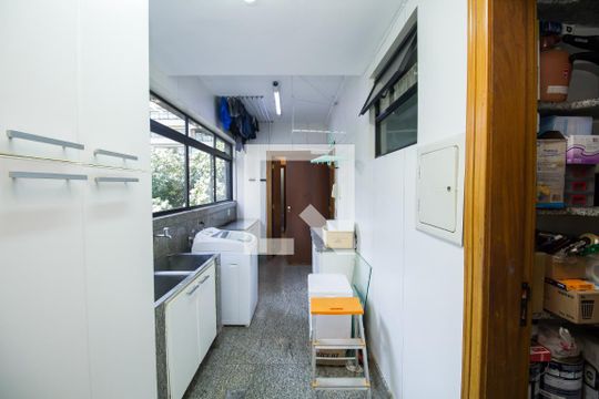 Área de Serviço de apartamento à venda com 4 quartos, 300m² em Funcionários, Belo Horizonte