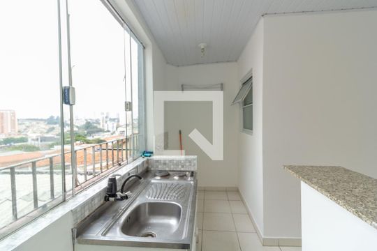 Cozinha e Área de Serviço de apartamento para alugar com 2 quartos, 55m² em Chácara Santo Antônio (zona Leste), São Paulo