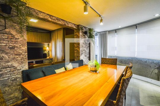 Sala de Jantar de apartamento à venda com 2 quartos, 120m² em Vila Floresta, Santo André
