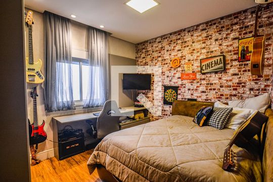 Suíte 1 de apartamento à venda com 2 quartos, 120m² em Vila Floresta, Santo André