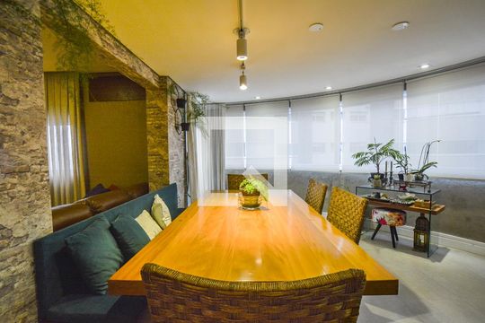 Sala de Jantar de apartamento à venda com 2 quartos, 120m² em Vila Floresta, Santo André