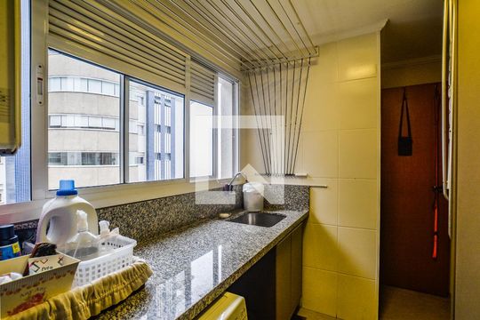 Área de Serviço de apartamento à venda com 2 quartos, 120m² em Vila Floresta, Santo André