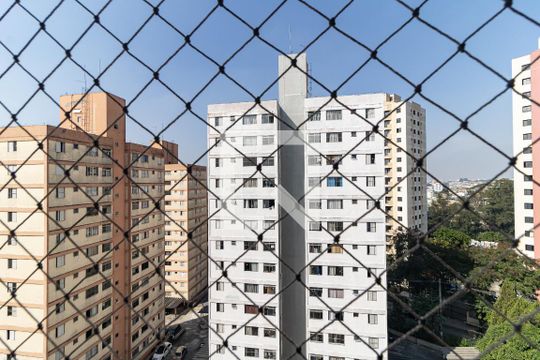 Vista da Sala de apartamento à venda com 2 quartos, 58m² em Sacoma, São Paulo