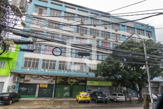 Fachada do Prédio de apartamento para alugar com 1 quarto, 39m² em Bonsucesso, Rio de Janeiro