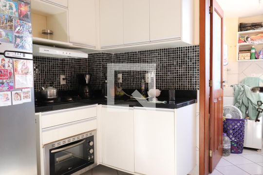 Cozinha de apartamento para alugar com 1 quarto, 71m² em Vicentina, São Leopoldo