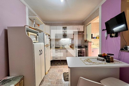 Cozinha de apartamento à venda com 3 quartos, 90m² em Vila Principe de Gales, Santo André