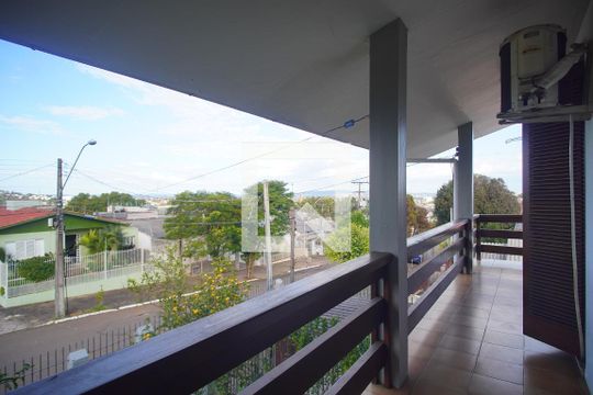 varanda da Suíte 1 de casa à venda com 4 quartos, 800m² em Ideal, Novo Hamburgo