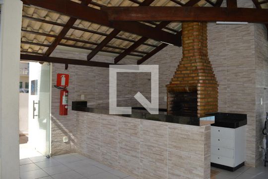 Área comum - Churrasqueira de casa de condomínio à venda com 3 quartos, 160m² em Tijuco, Contagem
