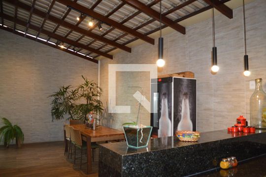 Área gourmet de casa de condomínio à venda com 3 quartos, 160m² em Tijuco, Contagem
