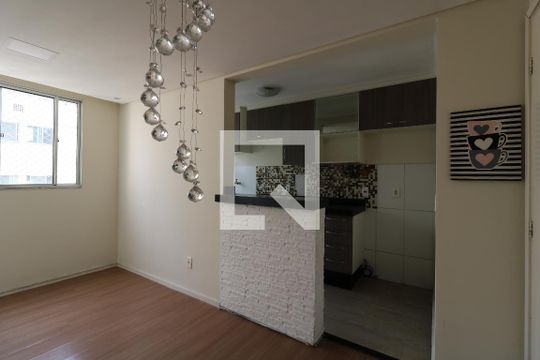 Sala de apartamento à venda com 2 quartos, 50m² em Vila Homero Thon, Santo André
