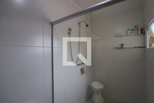 Banheiro da Suíte 2 de casa de condomínio à venda com 3 quartos, 151m² em Marechal Rondon, Canoas