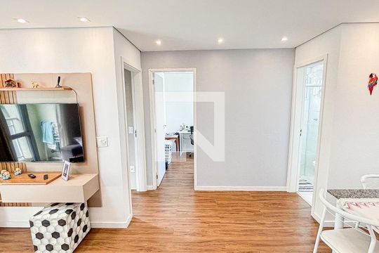 Sala - Sala de Jantar de apartamento à venda com 2 quartos, 53m² em Vila Alto de Santo Andre, Santo André