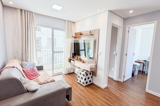 Sala - Sala de Jantar de apartamento à venda com 2 quartos, 53m² em Vila Alto de Santo Andre, Santo André