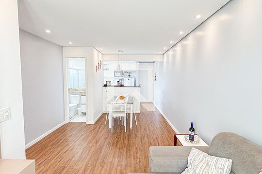 Sala - Sala de Jantar de apartamento à venda com 2 quartos, 53m² em Vila Alto de Santo Andre, Santo André