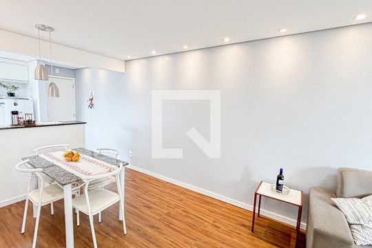 Sala - Sala de Jantar de apartamento à venda com 2 quartos, 53m² em Vila Alto de Santo Andre, Santo André