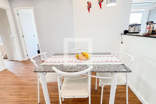 Sala - Sala de Jantar de apartamento à venda com 2 quartos, 53m² em Vila Alto de Santo Andre, Santo André