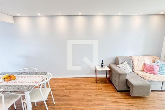 Sala - Sala de Jantar de apartamento à venda com 2 quartos, 53m² em Vila Alto de Santo Andre, Santo André