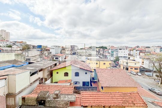 Vista Área de Serviço de apartamento para alugar com 2 quartos, 53m² em Vila Alto de Santo Andre, Santo André