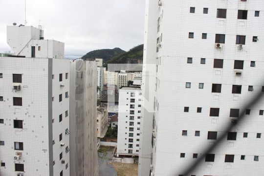 Vista da Sala de apartamento para alugar com 2 quartos, 80m² em Itararé, São Vicente