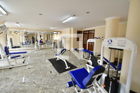 Área comum - Academia de apartamento à venda com 1 quarto, 70m² em Mansões Santo Antônio, Campinas