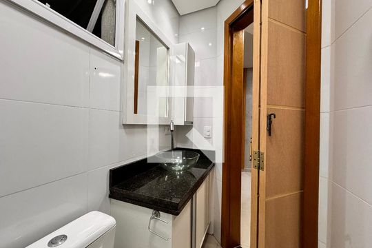 Banheiro de apartamento para alugar com 3 quartos, 110m² em Jardim Utinga, Santo André