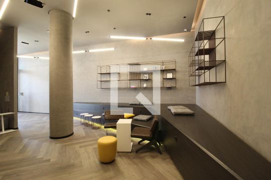 Área Comum - Coworking de kitnet/studio à venda com 1 quarto, 43m² em Vila Olímpia, São Paulo