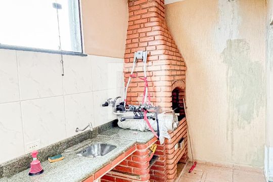 Churrasqueira de casa para alugar com 4 quartos, 250m² em Vila Alto de Santo Andre, Santo André