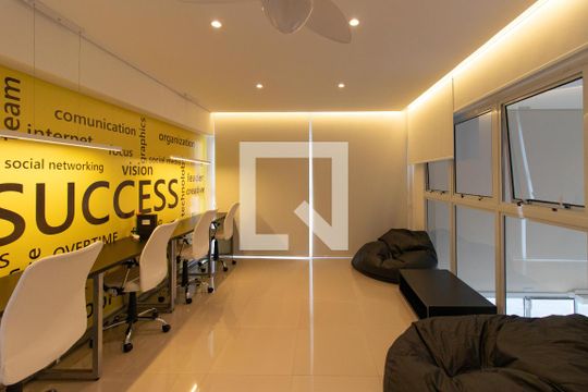Área comum - Coworking de apartamento para alugar com 1 quarto, 29m² em Parada Inglesa, São Paulo