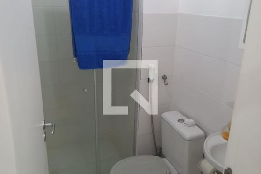 Banheiro de apartamento à venda com 2 quartos, 48m² em Vargem Pequena, Rio de Janeiro