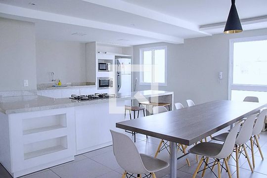 Espaço gourmet de apartamento à venda com 3 quartos, 76m² em Marechal Rondon, Canoas