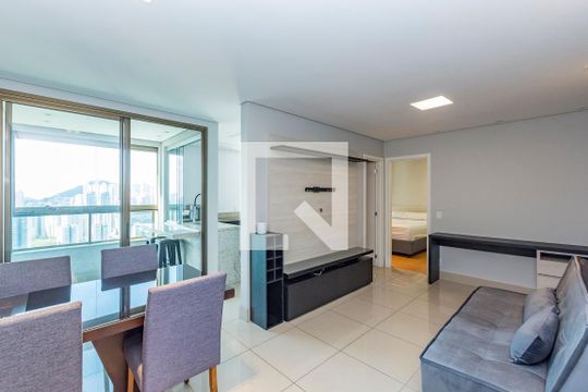 Apartamento para alugar com 1 quarto, 55m² em Vila da Serra, Nova Lima