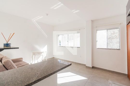 Sala de apartamento para alugar com 1 quarto, 40m² em Itaguaçu, Florianópolis