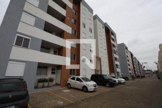 Fachada do bloco de apartamento à venda com 2 quartos, 47m² em Olaria, Canoas
