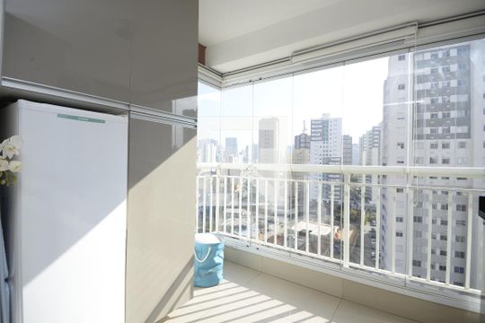 Varanda/Serviço de apartamento à venda com 2 quartos, 48m² em Cambuci, São Paulo