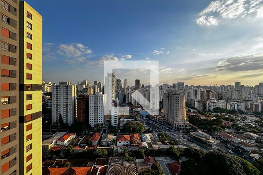 Vista Área de Serviço de apartamento à venda com 3 quartos, 110m² em Brooklin Novo, São Paulo