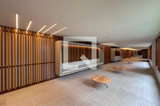 Hall Social Bloco de apartamento à venda com 3 quartos, 110m² em Brooklin Novo, São Paulo