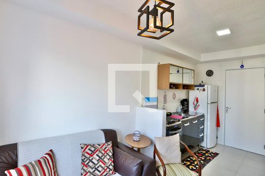 Sala/Cozinha de apartamento à venda com 1 quarto, 26m² em Brás, São Paulo