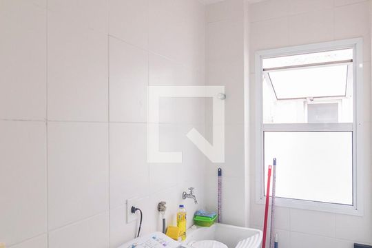 Área de Serviço de apartamento à venda com 1 quarto, 38m² em Vila Sao Pedro, Santo André