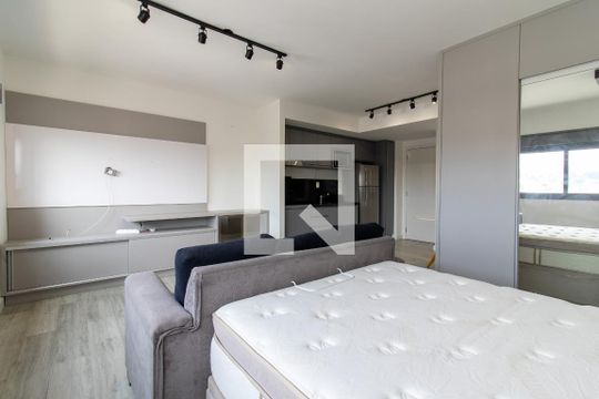 Sala de apartamento à venda com 1 quarto, 40m² em Chácara das Pedras, Porto Alegre
