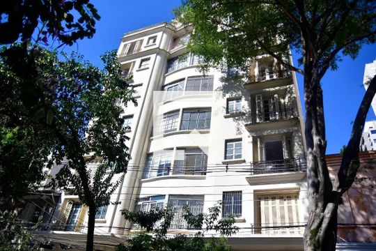 Fachada de apartamento para alugar com 1 quarto, 89m² em Santa Cecilia, São Paulo