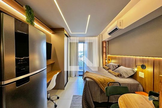 Sala de kitnet/studio à venda com 0 quarto, 29m² em Brooklin, São Paulo