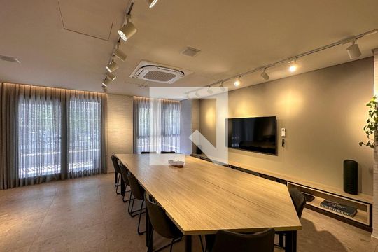 Área comum de kitnet/studio à venda com 0 quarto, 29m² em Brooklin, São Paulo