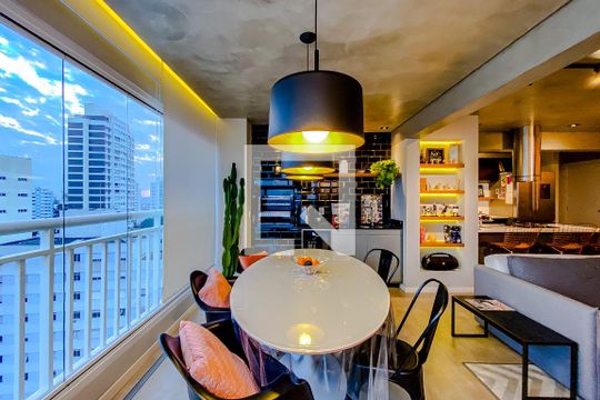 Varanda da Sala de apartamento para alugar com 2 quartos, 89m² em Vila Prudente, São Paulo